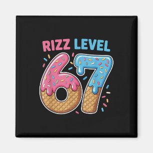 Íman Nível Rizz 67 Gíria Alfa Geração 67º Número Sorvet