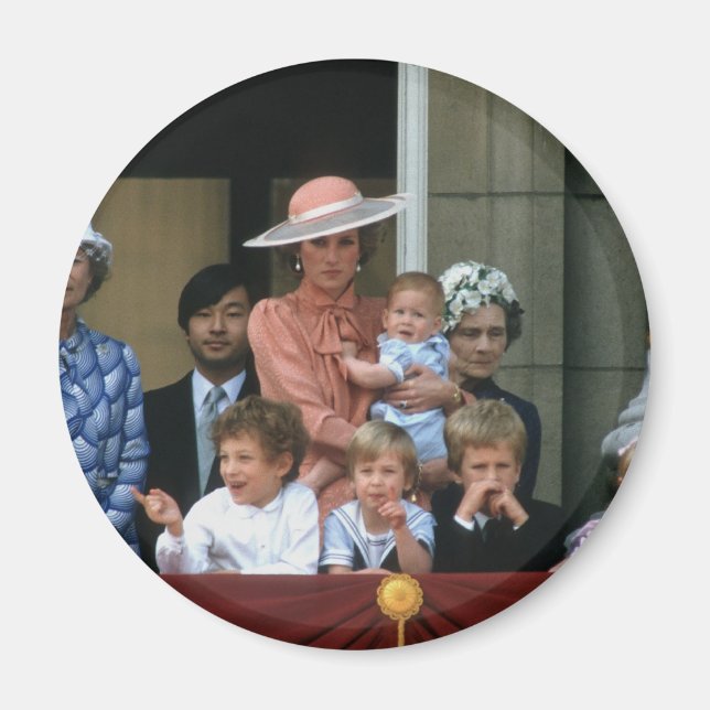 Íman No.20 Príncipe William Buckingham Palace 1985 (Frente)