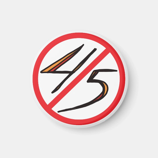 Íman NO 45 Magnet (Frente)