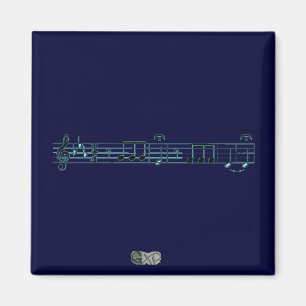 Íman No. 5 da sinfonia de Beethoven (azul)
