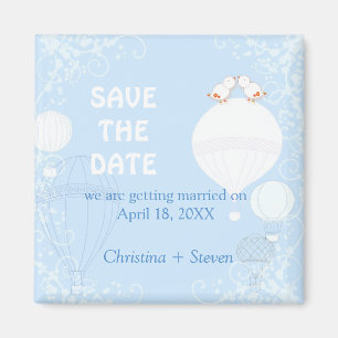 Íman No Air Baby Blue Wedding Salve a data