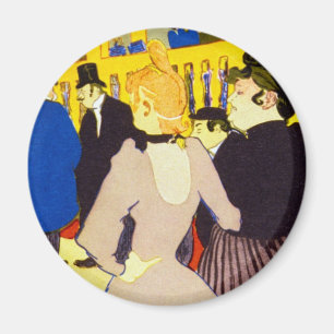 Íman No Clube Noturno por Toulouse Lautrec, Arte Antiga