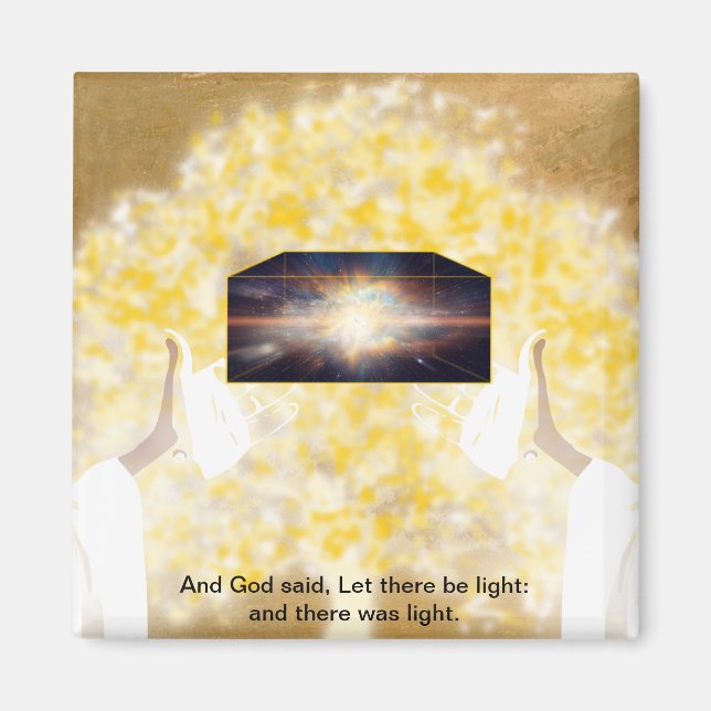 Íman No começo DEUS disse que deveria haver luz (Frente)