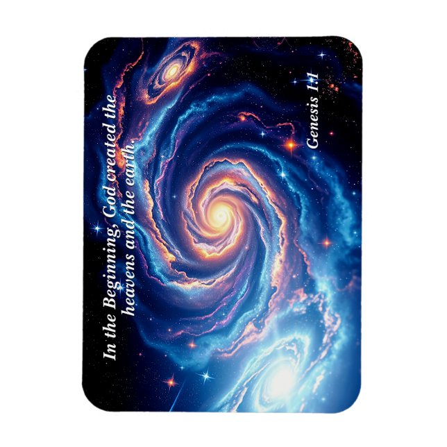 Íman No começo, Deus e Criação Verso (Vertical)