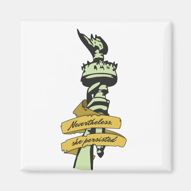 Íman "No entanto, ela persistiu" (Frente)