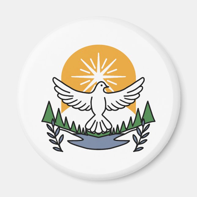 Íman No espírito de Deus que levanta - fé e liberdade (Frente)