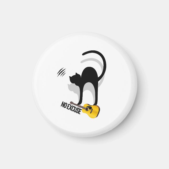 Íman No Excuse Cat Magnets (Frente)