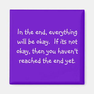 Íman no final, tudo ficará bem