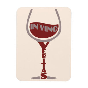 Íman No imã personalizado Vino Veritas