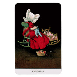 Íman No início dos anos 1900, quarta-feira Sunbonnet Su