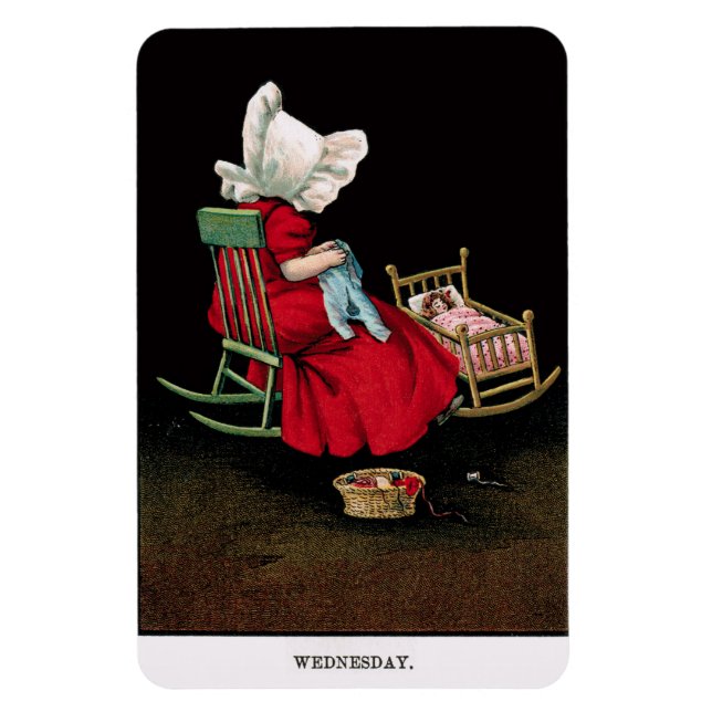 Íman No início dos anos 1900, quarta-feira Sunbonnet Su (Vertical)