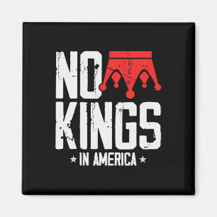 Íman No Kings Vintage Patriotic Freedom Liberotic Usa L
