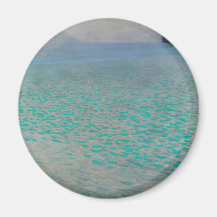 Íman No Lago Attersee de Gustav Klimt, Arte Fina Vintag