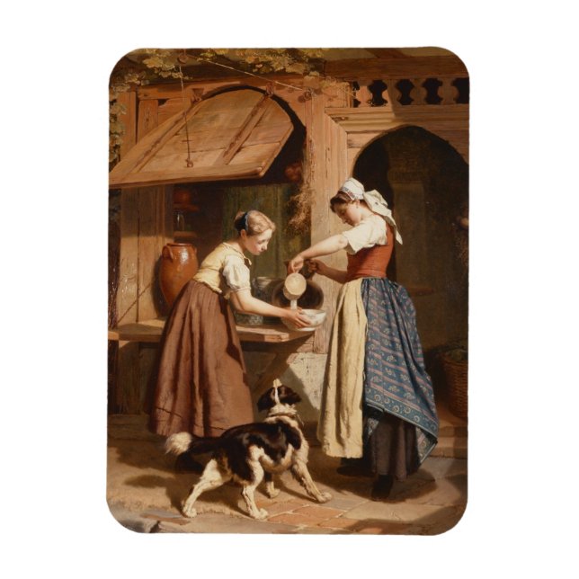 Íman No Leite, 1866 (óleo no painel) (Vertical)