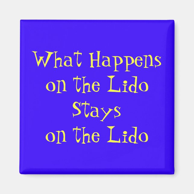 Íman No Lido (Frente)