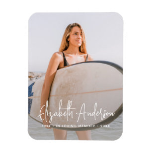 Íman No Loving Memory Memorial Funeral Foto Moderna