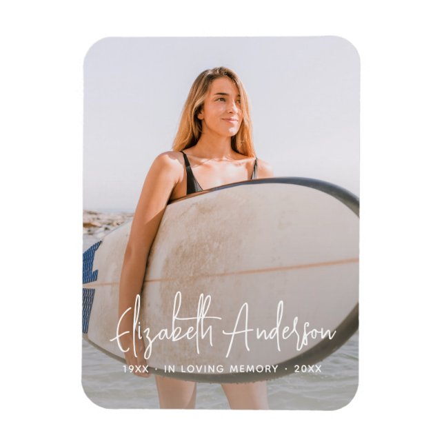 Íman No Loving Memory Memorial Funeral Foto Moderna (Vertical)