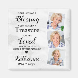 Íman No Loving Memory Memorial Sympathory Personalizado