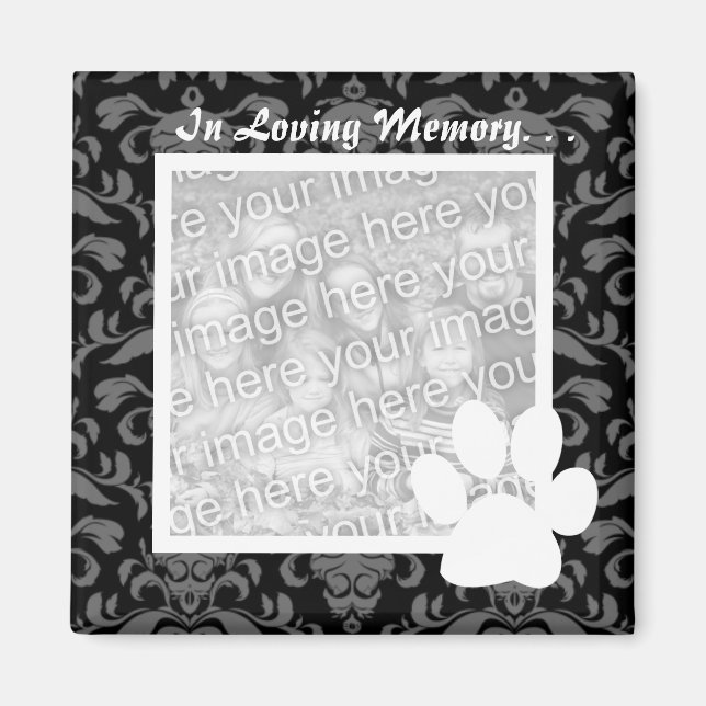 Íman No Loving Memory Pet Photo Magnet (Frente)