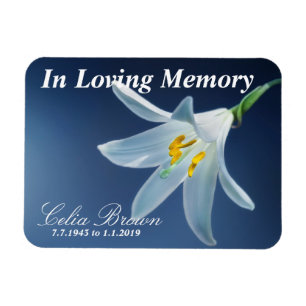 Íman No Loving Memory White Lily   Funeral, Memorial