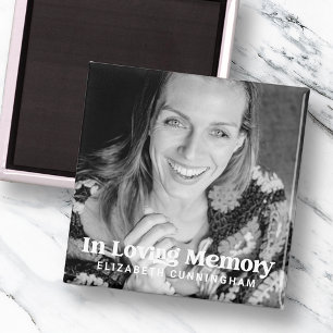 Íman No Memorial Personalizado Simples De Memória