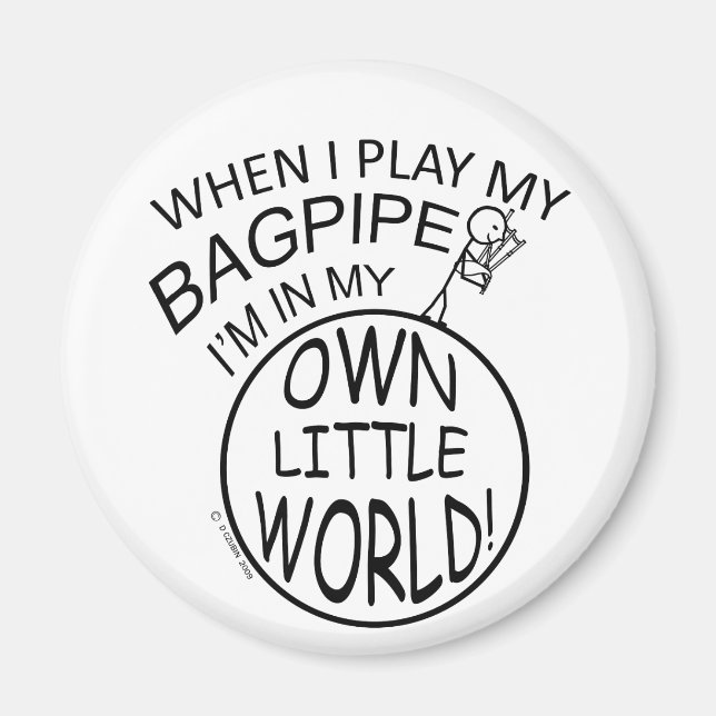 Íman No Meu Pequeno Mundo Bagpipe (Frente)