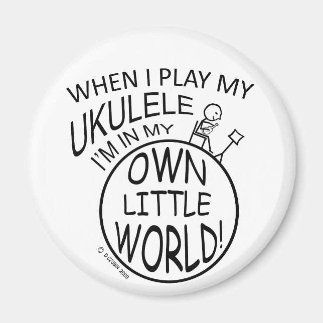 Íman No Meu Pequeno Mundo Ukulele (Frente)