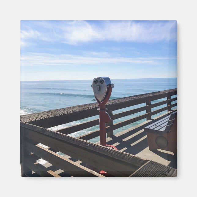 Íman No Newport Pier, Newport Beach, Califórnia (Frente)