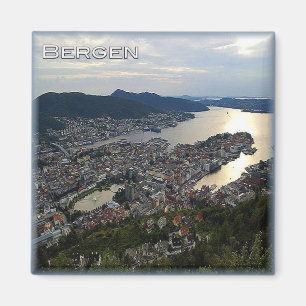 Íman NO # Noruega - Bergen - Panorama
