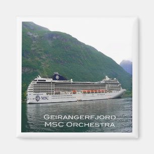 Íman NO # Noruega - Geirangerfjord - Orquestra MSC