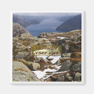 Íman NO# Noruega Lysefjorden Lysefjord de Preikestolen