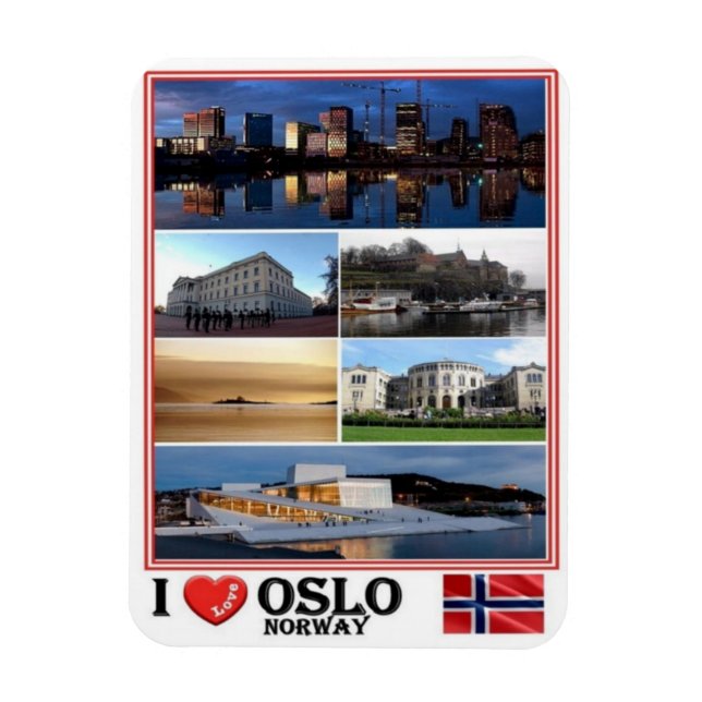 Íman NO Noruega - Oslo - (Vertical)