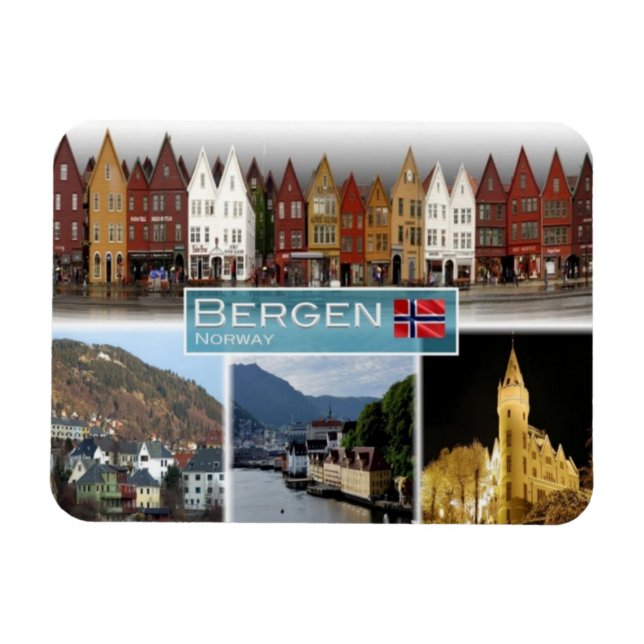 Íman NO Norway - Bergen - (Horizontal)