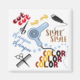 Íman No Salão Do Cabelo