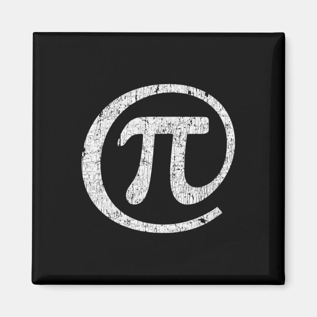 Íman No Símbolo Pi @ Geek Matemático Pi Dia (Frente)