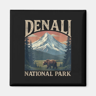 Íman (no verso)Elevação do Pico da Montanha Denali Alas