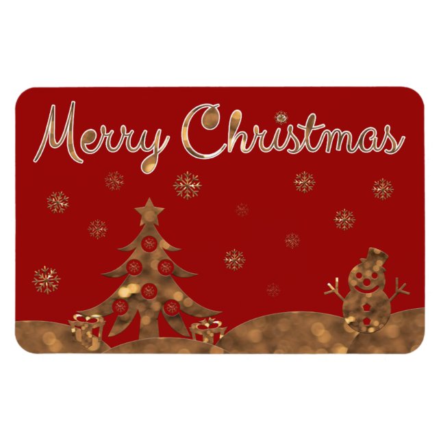 Íman Nobre imã de Natal Feliz! (Horizontal)
