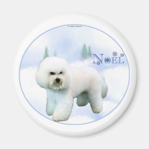 Íman Noel Bichon Frise - Personalizada