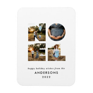 Íman Noel Christmas bold 4 foto simples Holiday