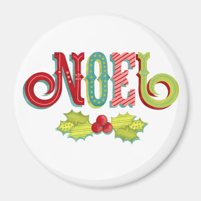 Íman Noel Colorful Christmas (Frente)