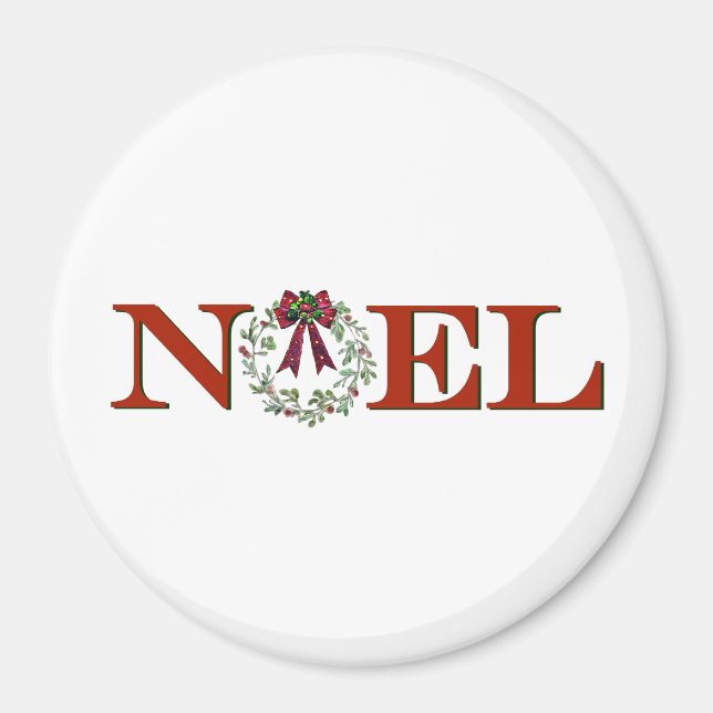 Íman Noel com coroa (Frente)