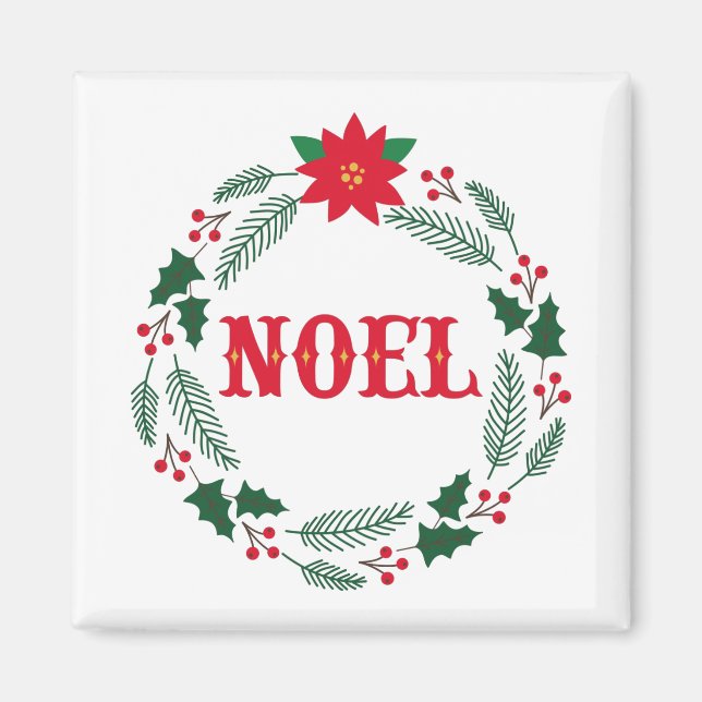 Íman Noel Wreath (Frente)