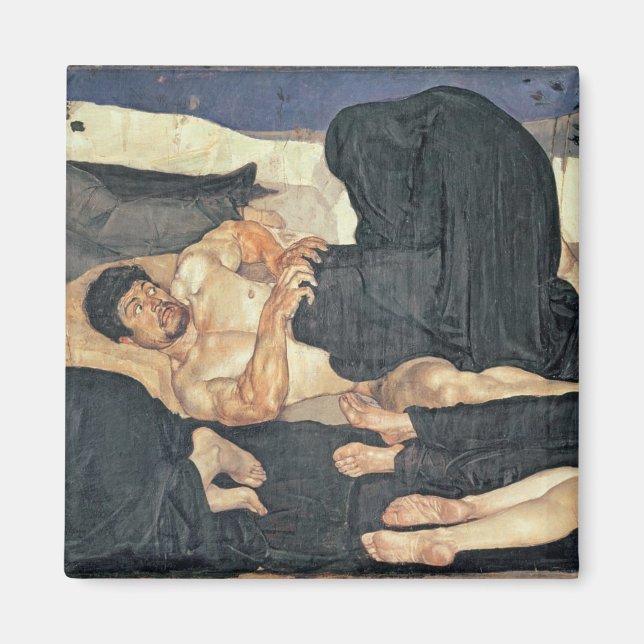 Íman Noite, 1890 (óleo na canvas) (Frente)