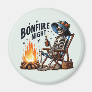 Íman Noite Bonfire - Bebendo do esqueleto pelo fogo