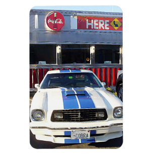 Íman Noite Clássica do Cruzeiro de Carros no Jantar