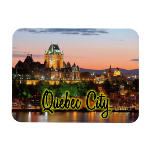 Íman noite da cidade de Quebec