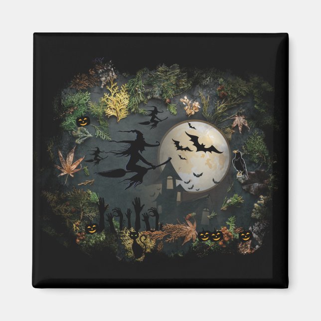 Íman Noite da Festa das Bruxas (Frente)