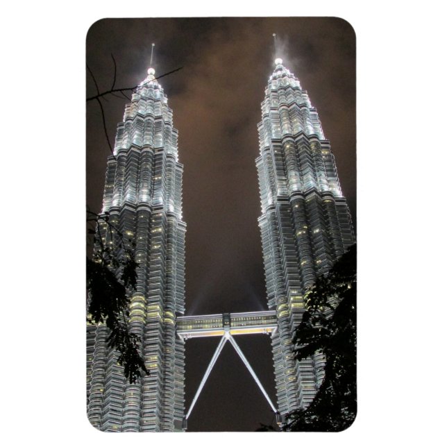 Íman noite das torres de Petronas (Vertical)