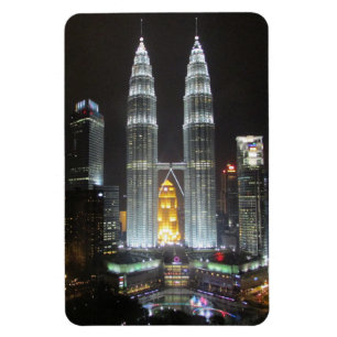 Íman noite das torres de Petronas