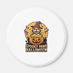 Íman Noite de Abóbora do Bulldog de Halloween